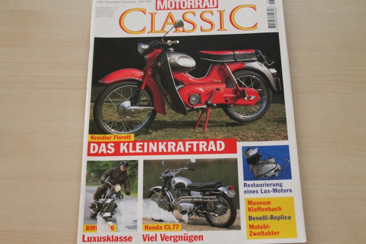 Deckblatt Motorrad Classic (06/1996)
